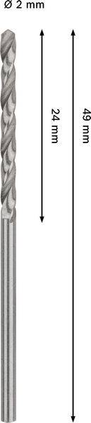 Bosch Accessories 2608577631 Foret pour le métal 2 pc(s)-1