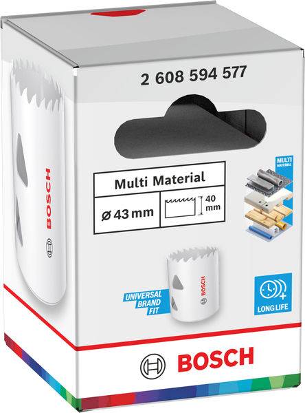 Bosch Accessories 2608594577 2608594577 Scie-cloche 43 mm 1 pc(s)-1