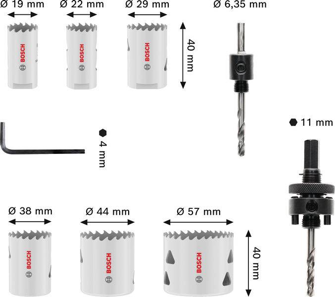 Bosch Accessories 2608594612 2608594612 Scie-cloche 1 pc(s)-1