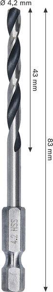 Bosch Accessories 2608577870 Foret pour le métal 1 pc(s)-1