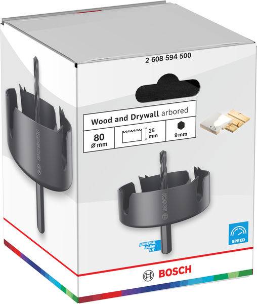 Bosch Accessories 2608594500 2608594500 Scie-cloche 80 mm 1 pc(s)-1