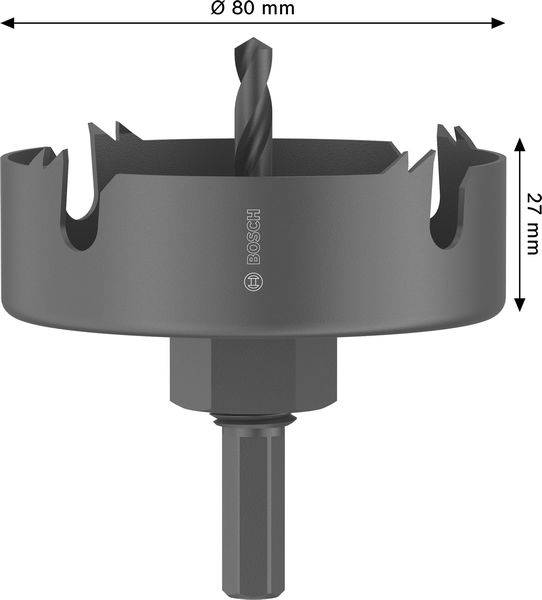 Bosch Accessories 2608594500 2608594500 Scie-cloche 80 mm 1 pc(s)-2