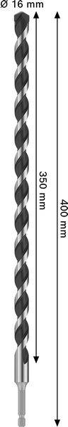Bosch Accessories 2608707002 2608707002 Foret pour la pierre 1 pc(s)-14