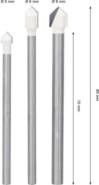 Bosch Accessories 2608707354 Jeu de forets spécial céramique 1 pc(s)-2