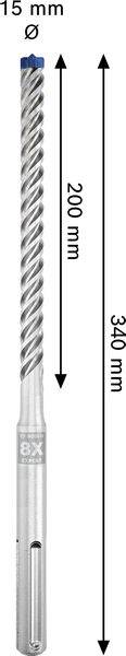 Bosch Accessories 2608900212 2608900212 carbure Foret pour marteau-perforateur SDS-Max 1 pc(s)-1