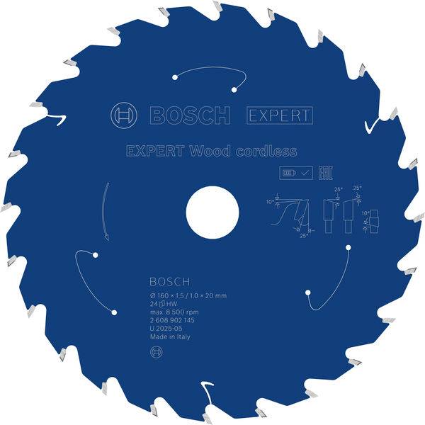 Bosch Accessories 2608902145 2608902145 Lame de scie circulaire Nombre de dents: 24 1 pc(s)-2