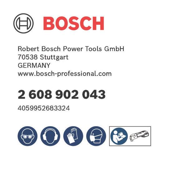 Bosch Accessories 2608902043 2608902043 Carbure Lames de scie multi-outils 1 pc(s)-12