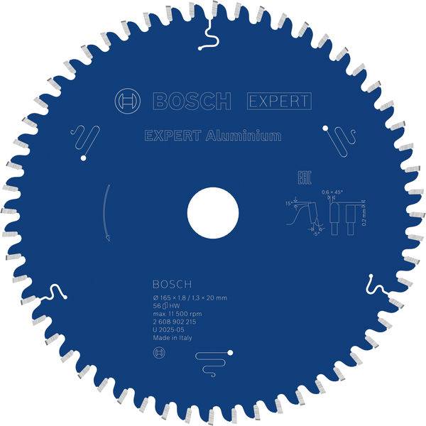Bosch Accessories 2608902215 2608902215 Lame de scie circulaire Nombre de dents: 56 1 pc(s)-2
