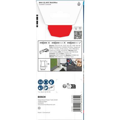 Bosch Accessories 2608902076 2608902076 Carbure Lames de scie multi-outils 32 mm 1 pc(s)-0