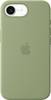 Apple Silicone Case iPhone 17e vert lichen compatible avec MagSafe MHWF4ZM/A