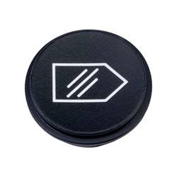 Touche « Retour arrière » d'un clavier, noire avec un symbole blanc montrant une flèche pointant vers la gauche avec une ligne s'étendant de sa queue.