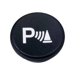 Icône « P » avec des ondes de signal et un cône, suggérant la technologie des capteurs de stationnement.