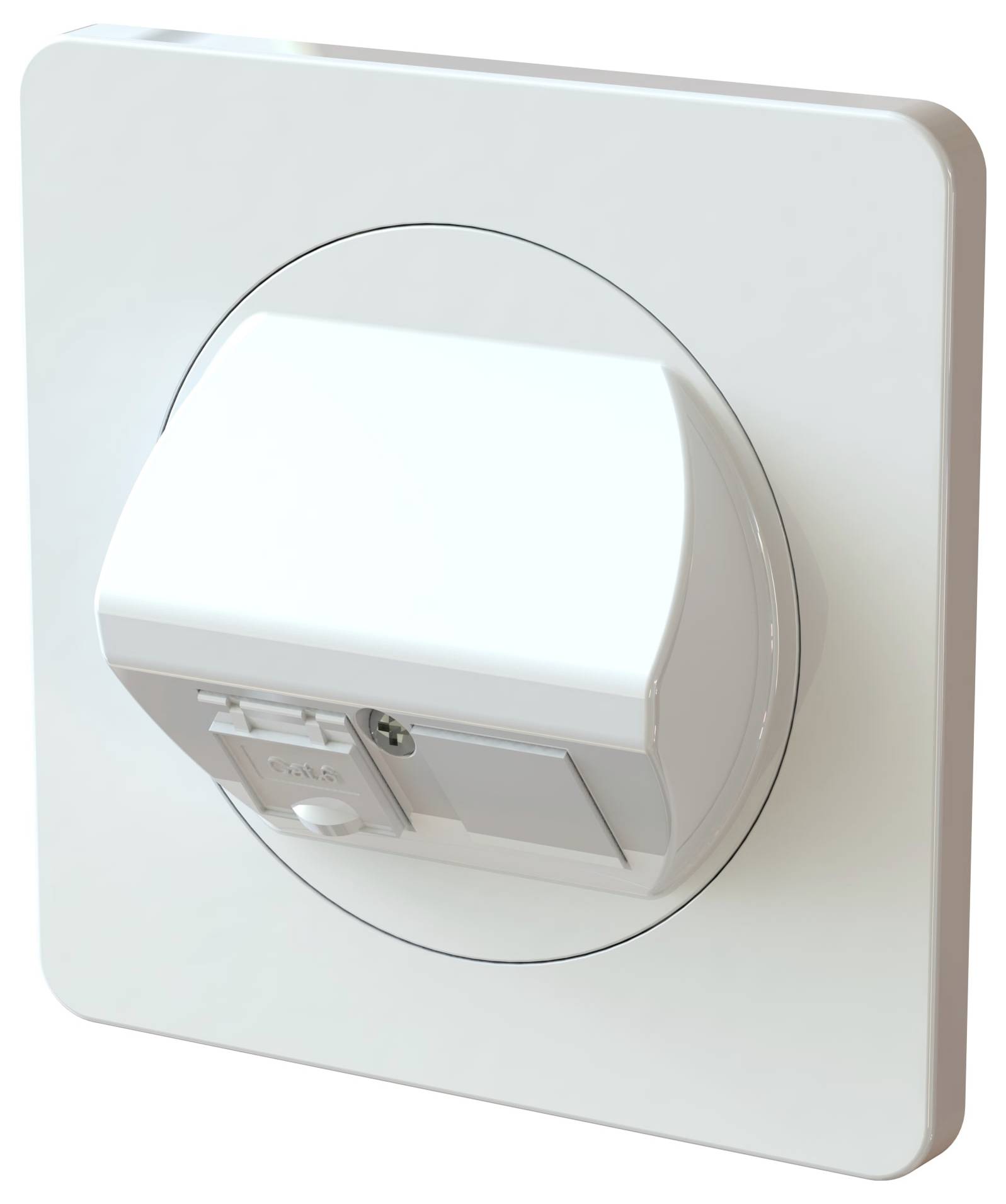 Max Hauri Cadre Prise téléphone, réseau blanc 172277 1 pc(s)-1