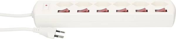 Multiprise Max Hauri 175100  blanc fiche CH 1 pc(s)