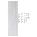 Max Hauri 174626 Goulotte de câble (L x l x H) 40 x 11 x 10 mm 1 set blanc