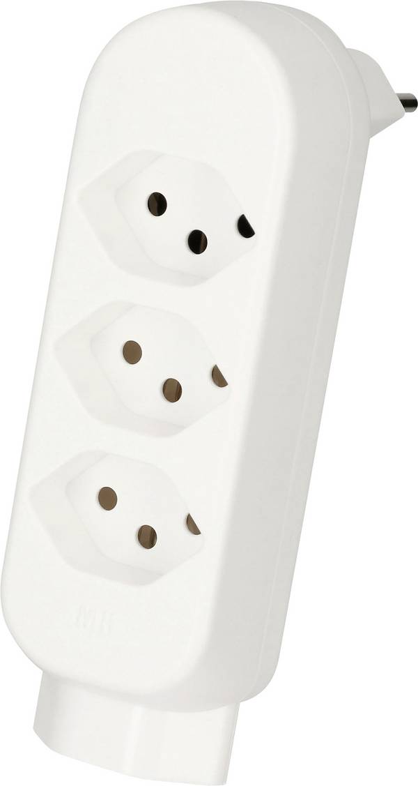 Max Hauri 176511  Bloc multiprise blanc