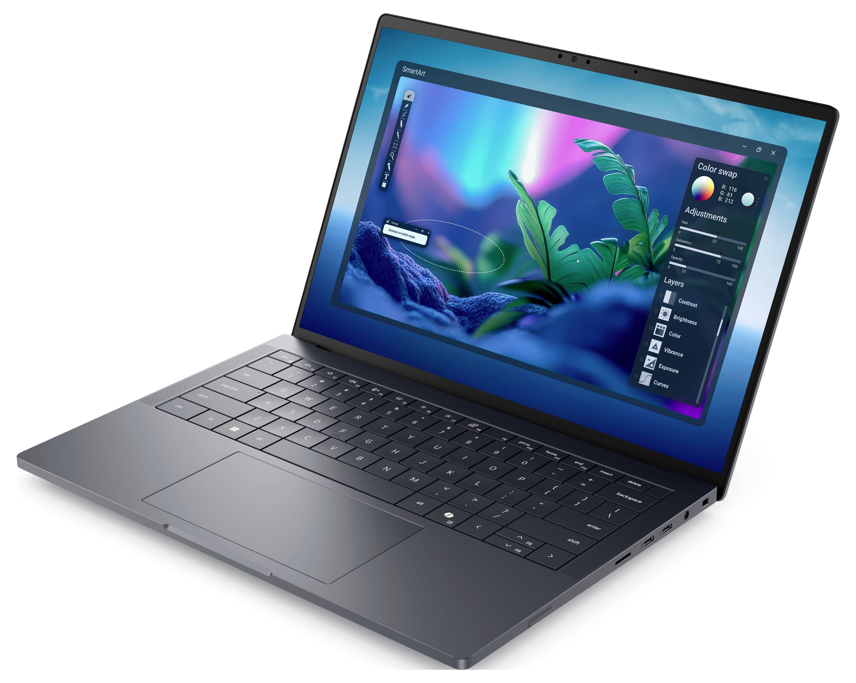 Dell Notebook Pro Max 14 Premium MA14250 35.6 cm (14 pouces) Full-HD+ Intel® Core™ Ultra 7 (Series 2) 265H 32 GB RAM 1 T-2