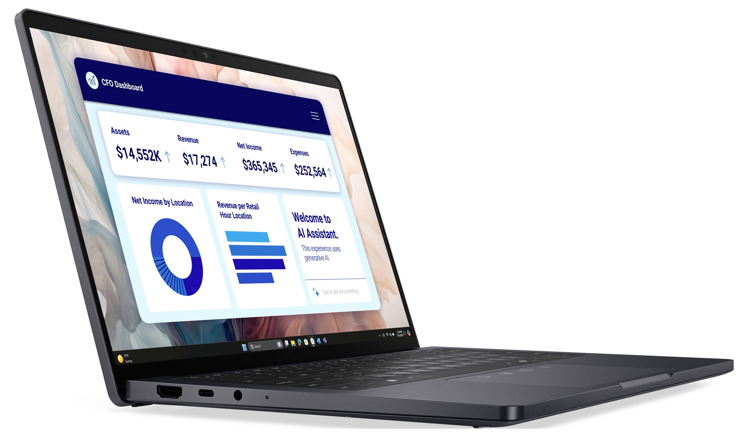 Dell Notebook Pro 13 Premium PA13250 33.8 cm (13.3 pouces) QHD+ Intel® Core™ Ultra 7 268V 32 GB RAM 512 GB SSD allemand,-2
