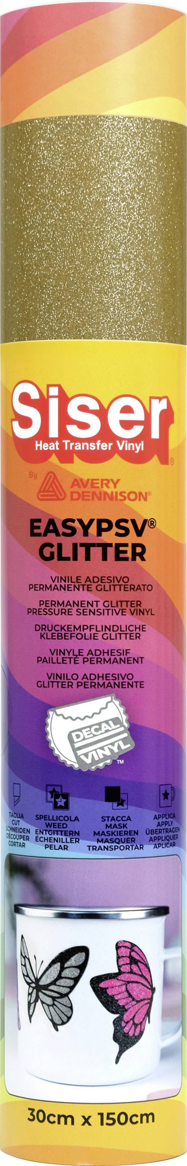 Siser selbstklebende Glitzerfolie   or