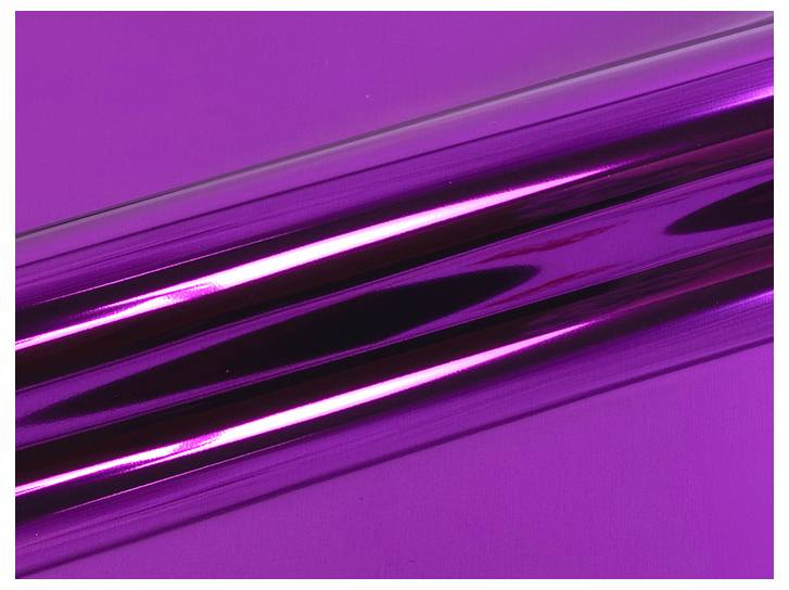 Un gros plan de deux tubes magenta brillants et réfléchissants disposés parallèlement sur un fond magenta assorti, créant un élément visuel vibrant et abstrait.