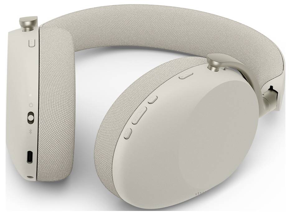 Casque audio Jabra supra-auriculaire noir avec microphone à bras, montré en vue de face sur un fond blanc.