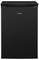 Mini réfrigérateur/congélateur Bomann noir avec une porte avant unique et un design compact et cubique.