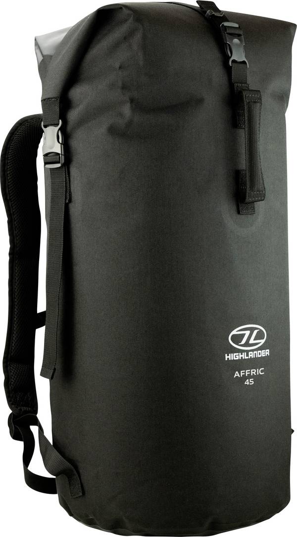 Highlander Sac à dos  45L AFFRIC wasserdichter Rucksack schwarz 45 l (Ø x H) 30 cm x 79 cm noir DB137-BK