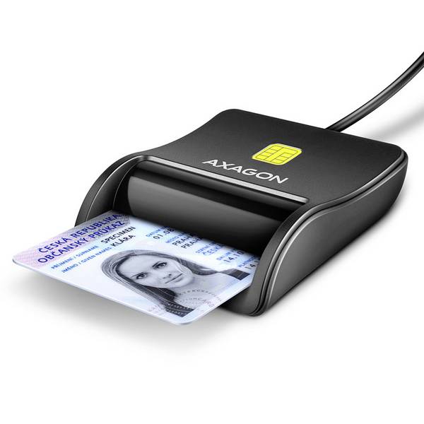AXAGON  CRE-SM3N  Lecteur de carte mémoire externe    USB 2.0  noir