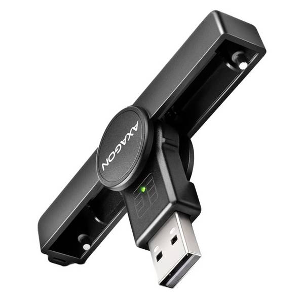 AXAGON  CRE-SMPA  Lecteur de carte mémoire encastrable 5,25"    USB 2.0  noir