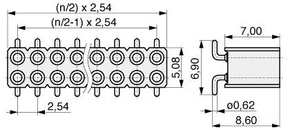 MPE Garry Barrette femelle (standard) 122-3-010-0-MTF-XS0 1 pc(s) Piece-1