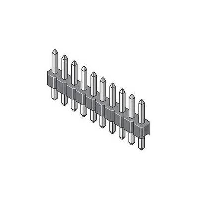 'Dessin technique d'un connecteur avec dimensions. Vue de dessus : largeur 8,00-9,00, longueur 2,54±0,10. Vue de côté : hauteur 8,80, profondeur 3,00.'