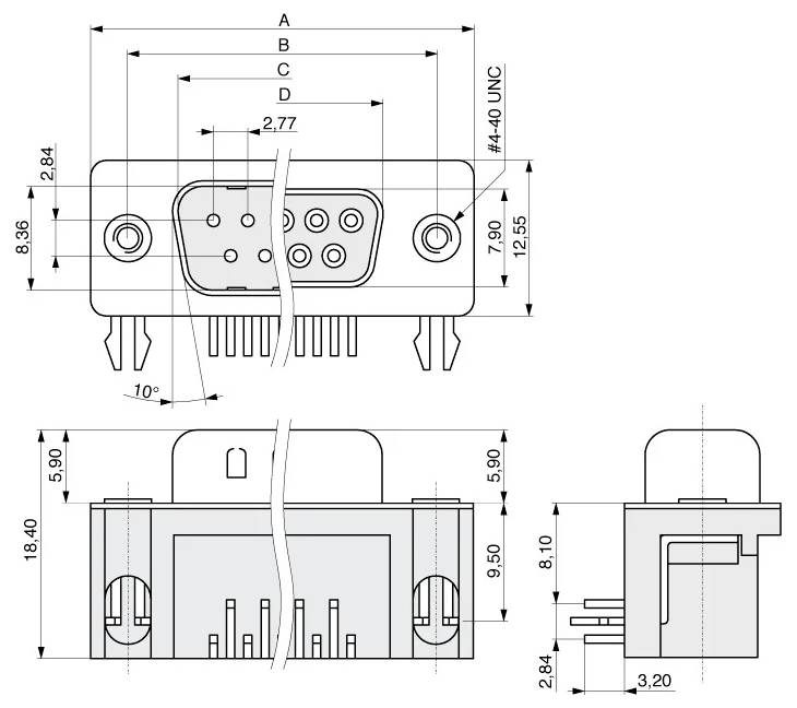 MPE Garry 597-3-025M-NB0NS-BS0 Embase SUB-D mâle 1 pc(s)-1