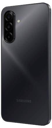 Un smartphone bleu clair avec une triple caméra arrière et un flash LED dans le coin supérieur gauche. Le logo « Samsung » se trouve en bas.