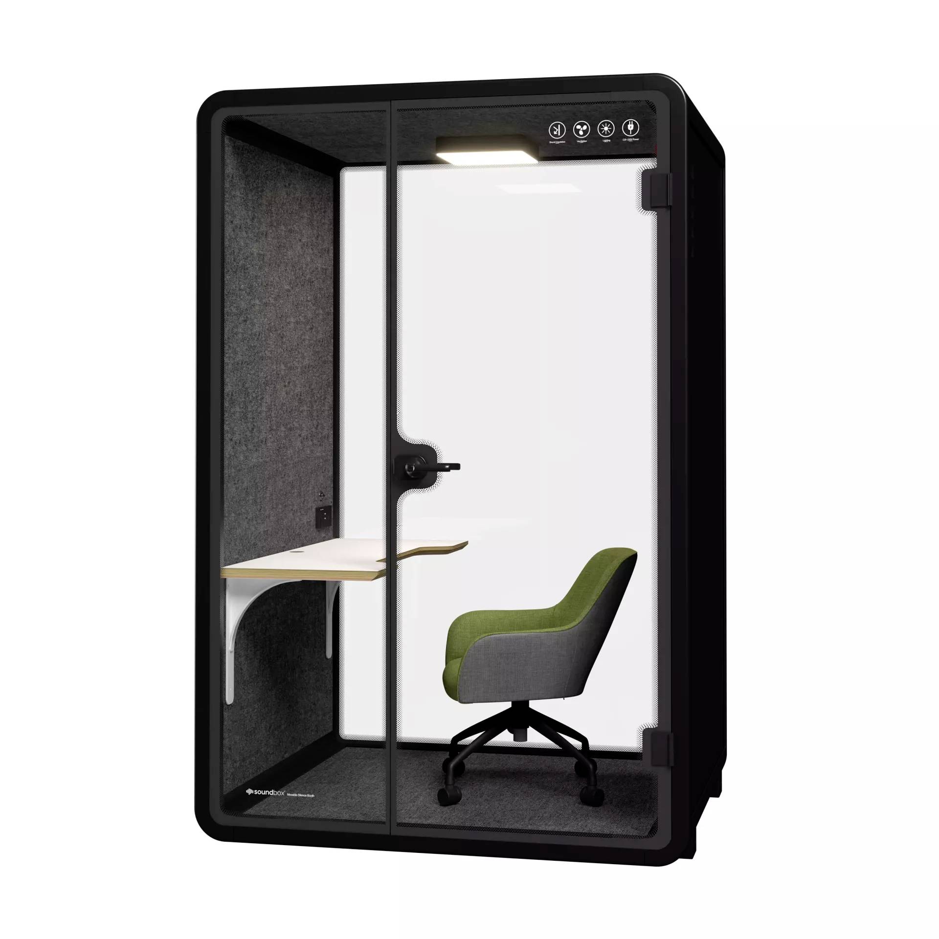 Soundbox Soundbox Office Pod SR-M (F4) 1 person SR-M F4 black 1 pc(s)-0