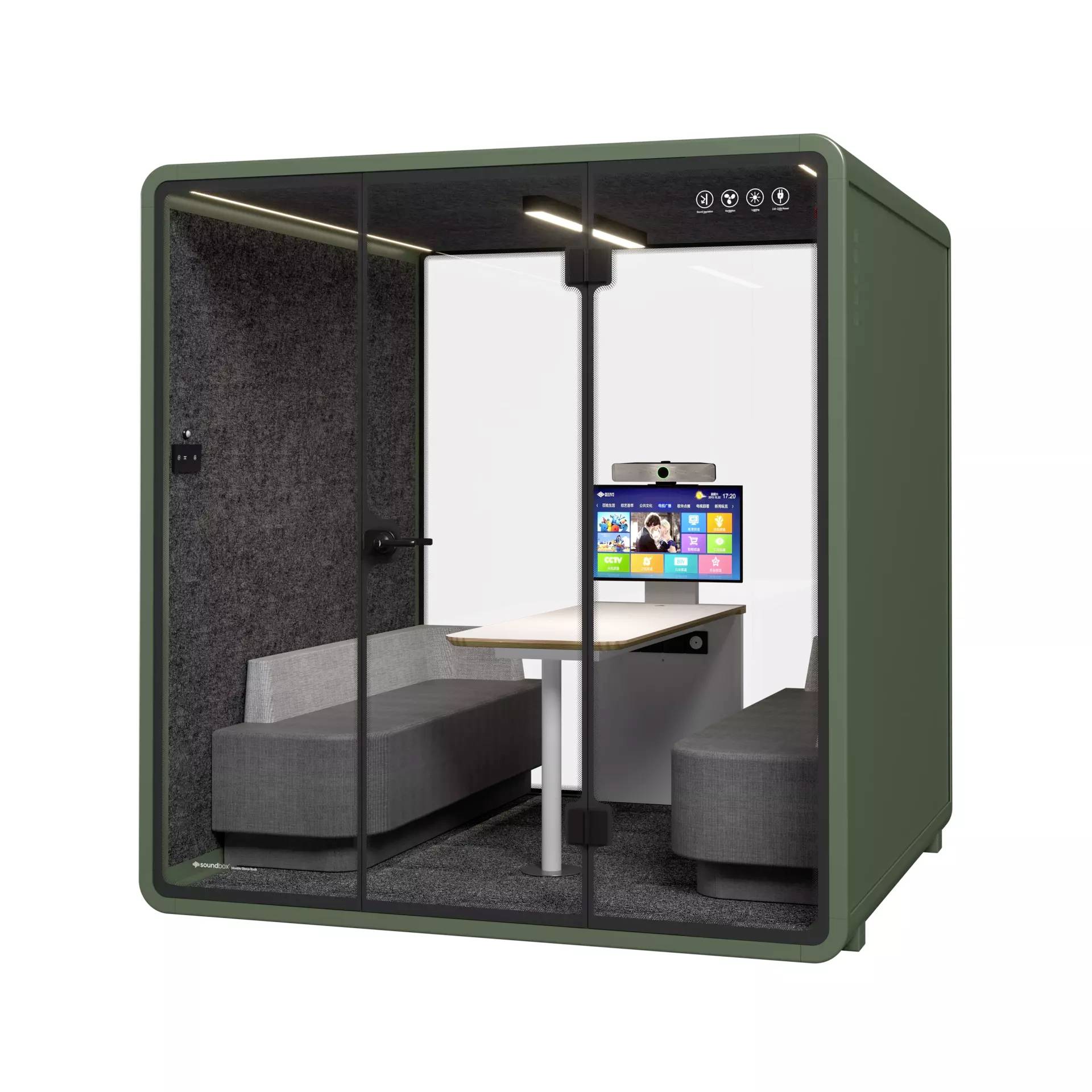 Soundbox Soundbox Office Pod SR-XL (F7) 6 person SR-XL F7 green 1 pc(s)-0
