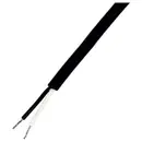 B + B Thermo-Technik Câble pour thermocouple noir 0230 0215 Marchandise vendue au mètre