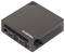 Mini-PC noir compact Gigabyte avec de nombreux ports à l'avant et sur le côté, incluant USB, HDMI et Ethernet.