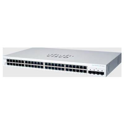 Un commutateur réseau gris avec plusieurs ports Ethernet, étiqueté « Cisco ».