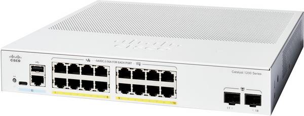 Cisco C1200-16P-2G 1200 16-port GE PoE 2x1G Switch réseau  3600 MBit/s