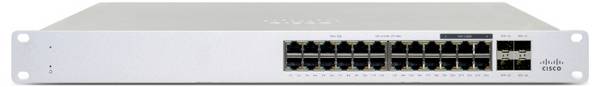 Cisco MS130-24P-HW MS130-24P Cloud Managed 24G Switch réseau RJ45  1 GBit/s fonction PoE