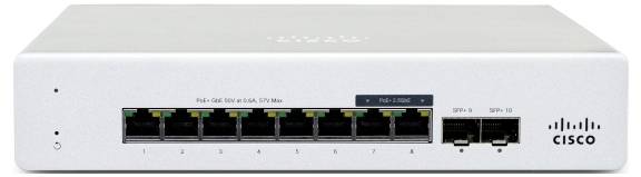 Cisco MS130-8X-HW MS130-8X Cloud Mgd. 6GE Switch réseau RJ45-0