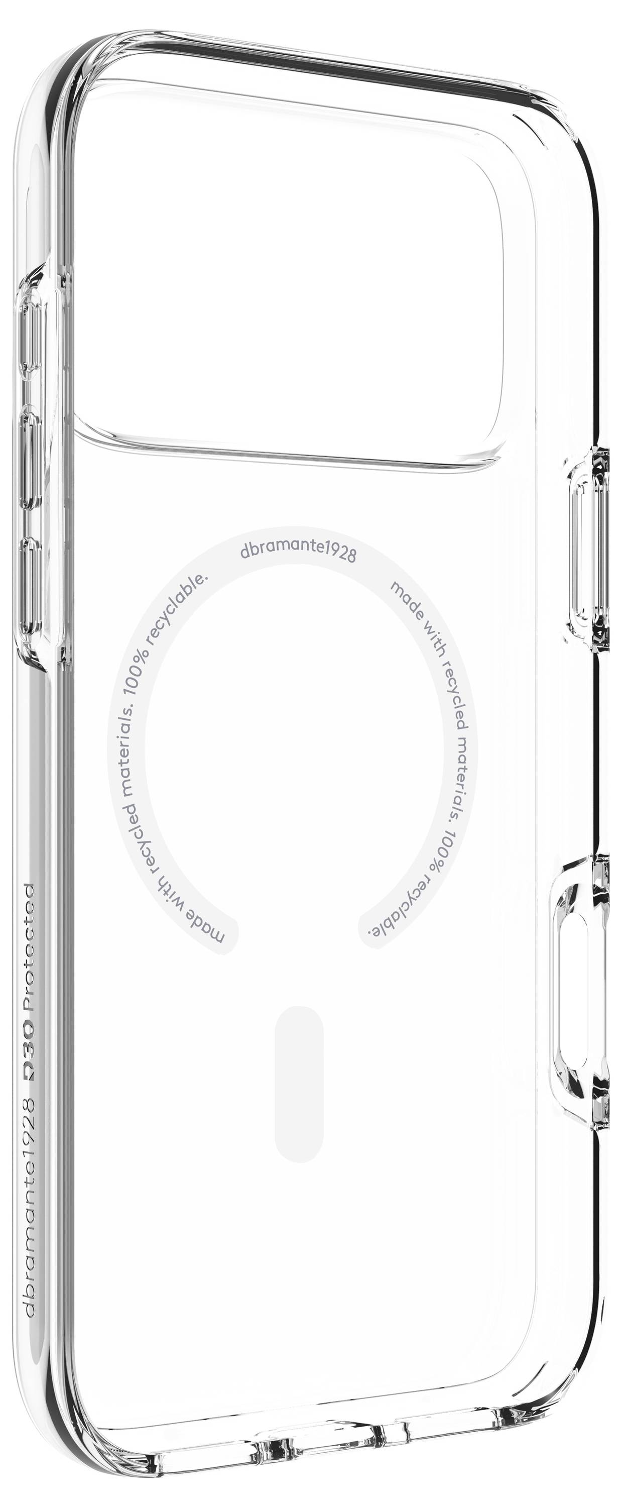 dbramante1928 Iceland Ultra D30 MS iPhone 17 Pro Max Coque Apple iPhone 17 Pro Max transparent compatible avec MagSafe I-2