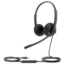 Yealink UH34 SE Lite Dual Teams Micro-casque supra-auriculaire filaire Duo noir micro-casque téléphone