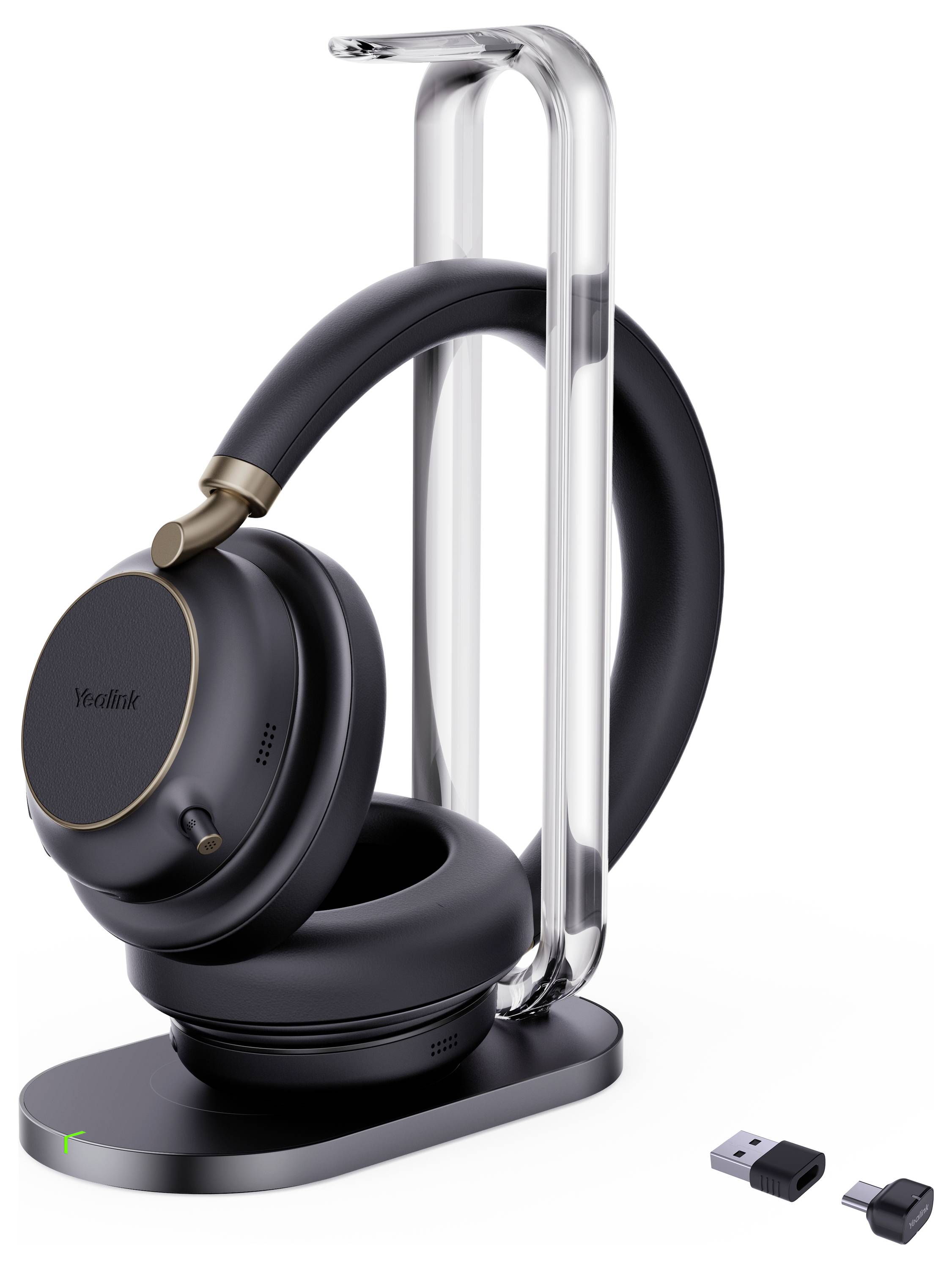 Un téléphone de bureau moderne avec un clavier, un écran numérique affichant « 20h30 », et des icônes de fonctions pour les appels, les messages et les contacts.