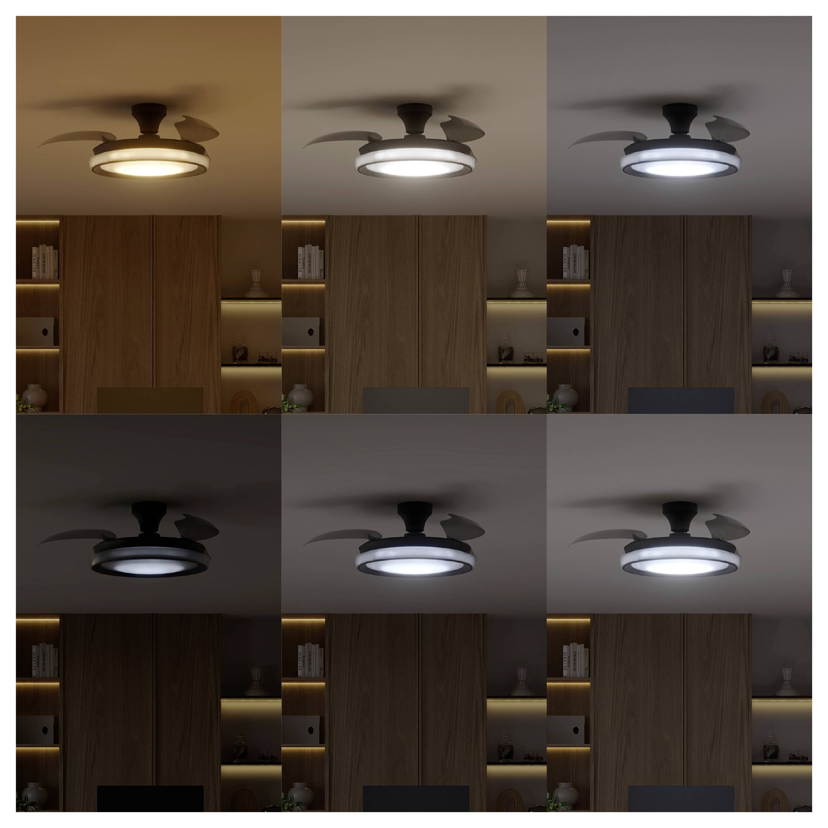 Philips LED Bliss Ventilateur de plafond 28 W avec télécommande, variable-6