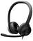 Casque audio supra-auriculaire noir avec serre-tête rembourré et microphone à perche, présenté sur un fond blanc.