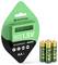 Piles AA rechargeables lithium-ion, 1,5V, 3150mWh. Lot de 4 par Ostation.