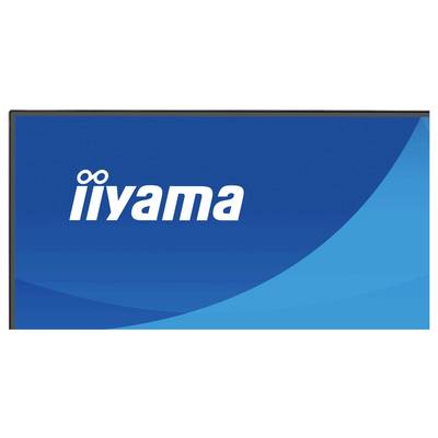 Logo avec le mot « iiyama » en blanc sur un fond bleu stylisé, représentant l'identité de marque de l'entreprise.