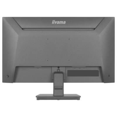 « Un moniteur informatique iiyama, vue arrière montrant le support de montage et le panneau de connectivité. »