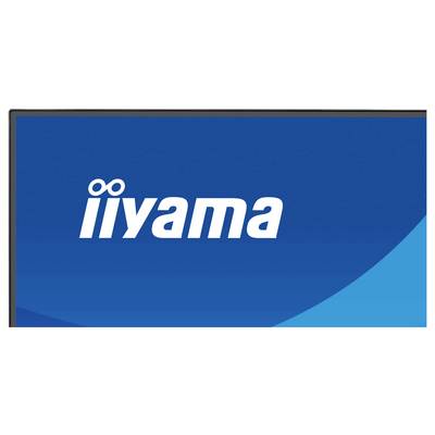 L'image montre le logo « iiyama » sur un fond bleu.